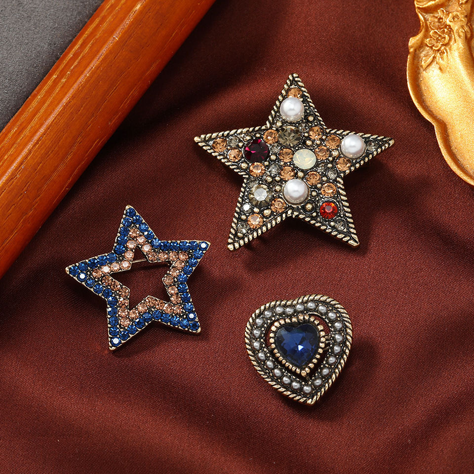 TEMU Juego de Broches Estrás de Múltiples Estilos, Accesorios Elegantes para Hombres y Mujeres, Ideal para Fiestas y Uso Diario