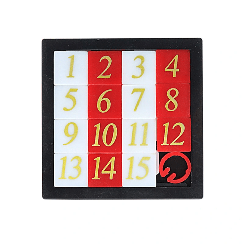 4 15-Grid Number Sliding Puzzles
