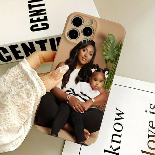 phone case custom phone case diy phone photo keepsake custom case suitable for iphone 16 15 12 13 14 pro max personalized phone case custom photo protective case black border suitable for birthdays