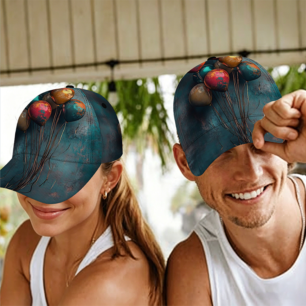 adjustable baseball cap for men curved brim snapback hat unisex printed casual   for   lightweight summer hat