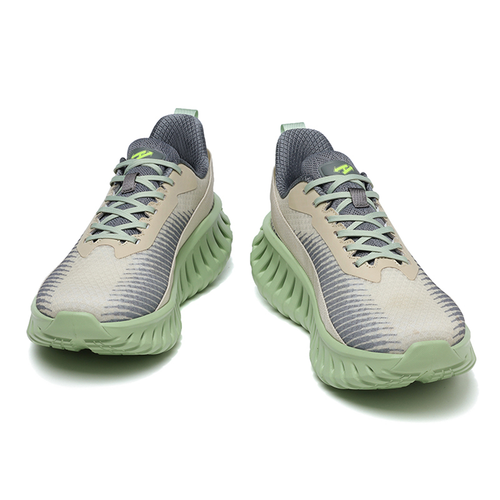 [Sneakers] Men'S Women'S Road Running Shoes, Thick Sole Casual Athletic Shoes for Men, Teenager Outdoor Sports Design, Comfortable Breathable Fabric Upper, Cushioning Shock-Absorbing MD Sole, Non-Slip And Wear-Resistant, Low-Top Lace-Up Closure