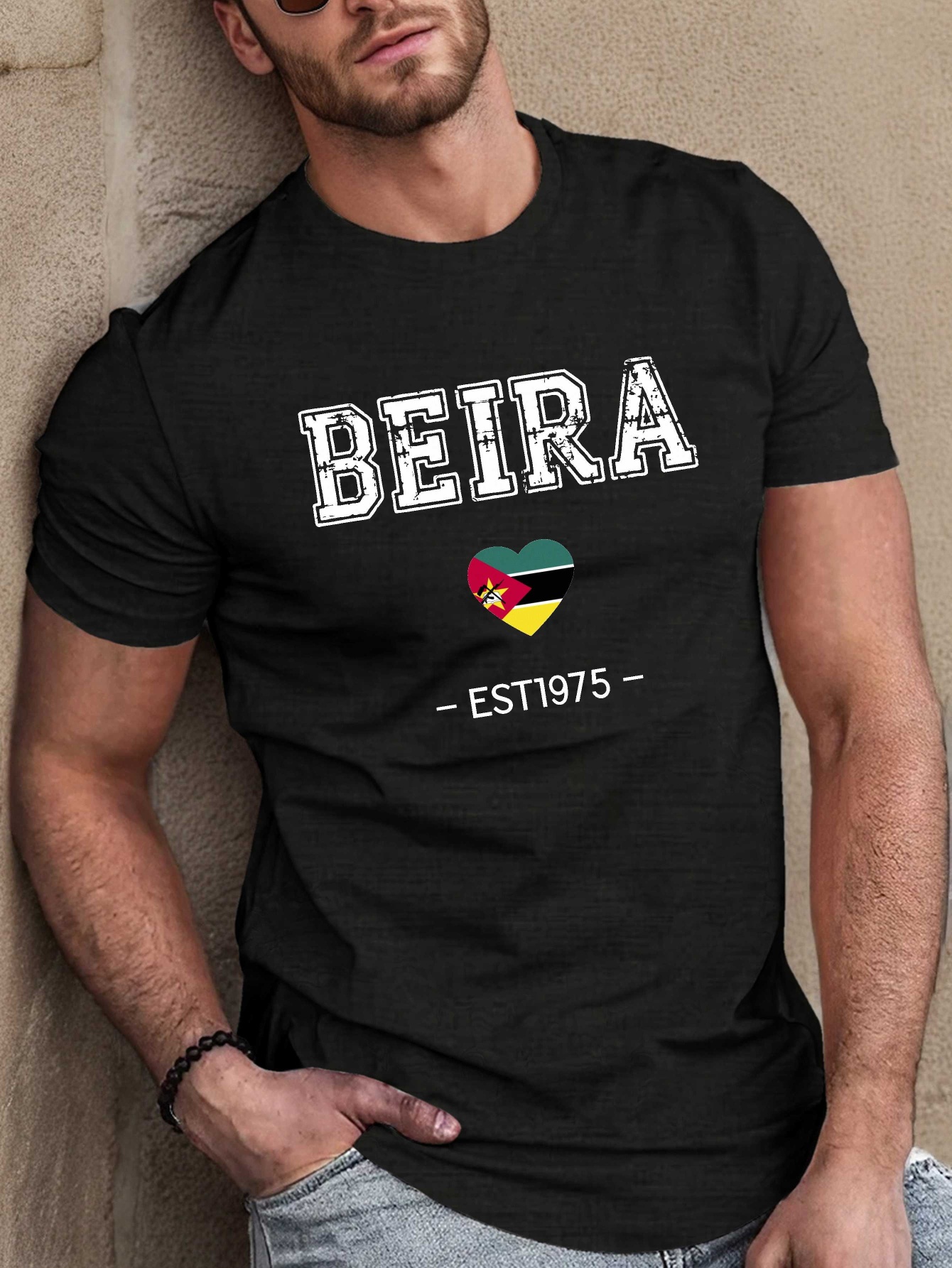 T-shirt com Estampa de Beira, Moçambique 6