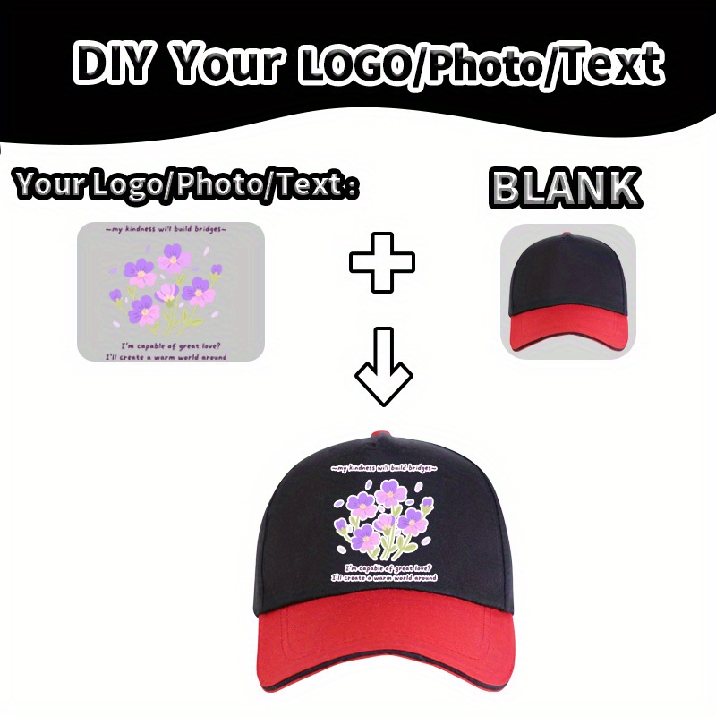 15pcs Customizable Baseball Caps, Lightweight Adjustable Sun Hats