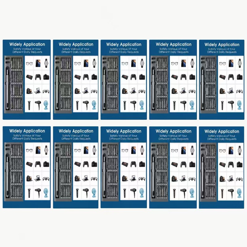 TEMU 25pcs Precision Screwdriver Set With Slotted And Phillips/slotted Bits - Heavy-duty Plastic Construction, Ergonomic Grip - Kit For Electronics,