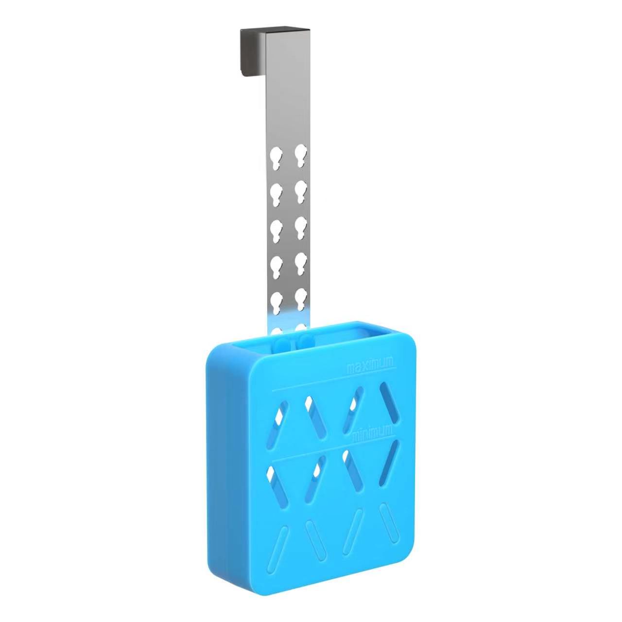 TEMU Panier de nettoyage de réservoir de toilette réglable toutes style moderne - 1 crochet en acier inoxydable et en silicone, 7 supports de