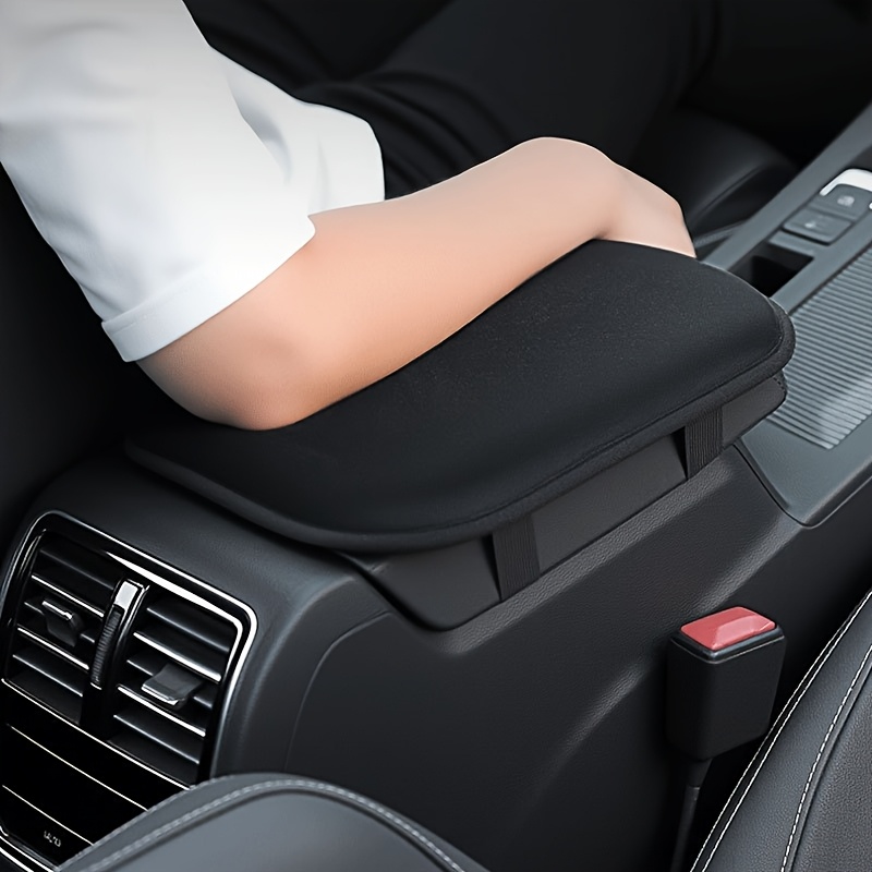 1 Car Armrest Pad, Center Console Riser Pad, Black, Suitable for Car Interiors, Armrest Cover, Car Armrest Box Riser Pad, Universal Fit, the Perfect Gift Choice for the New Year