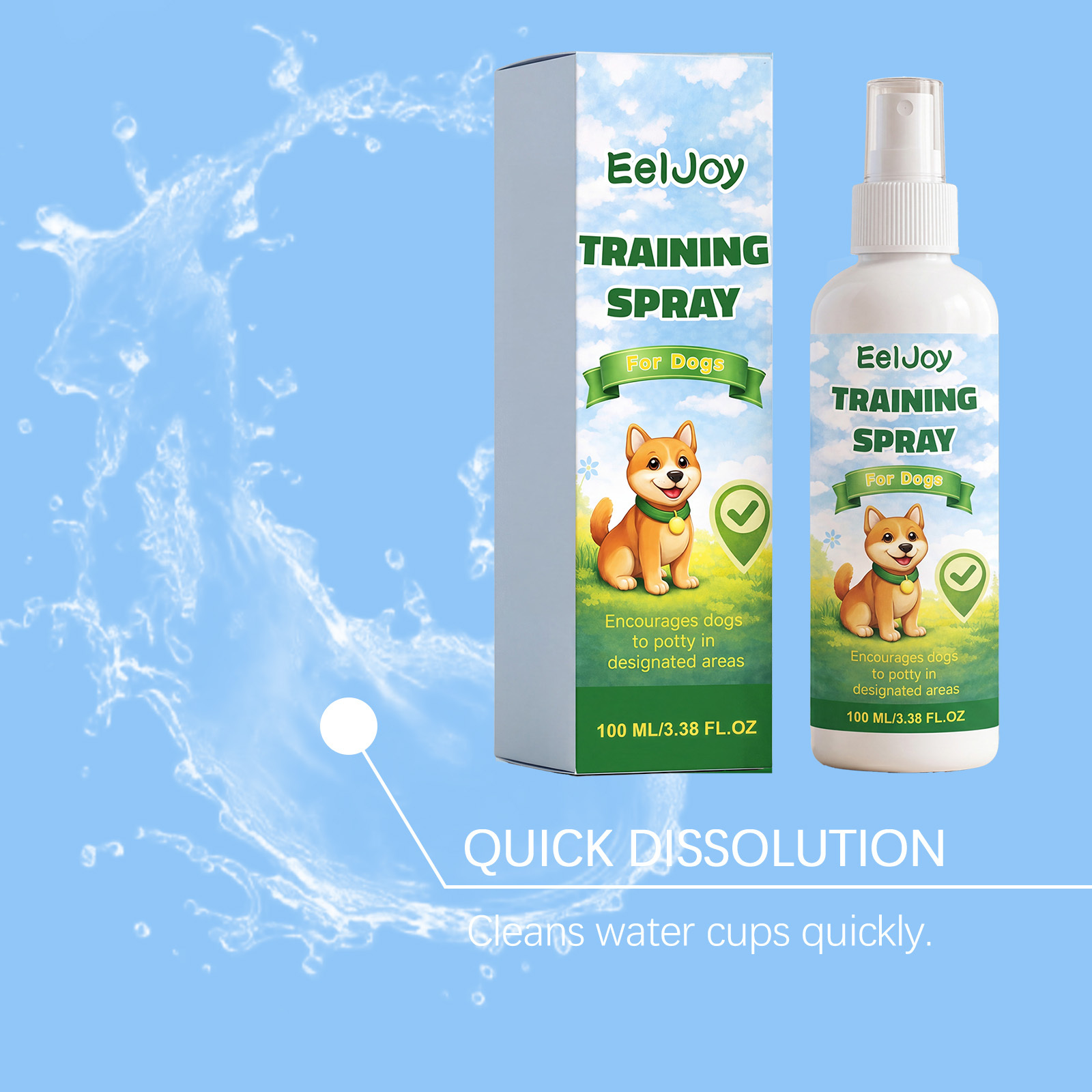   dog potty training spray daily training guide for puppies convenient spray for potty positioning Product details 5