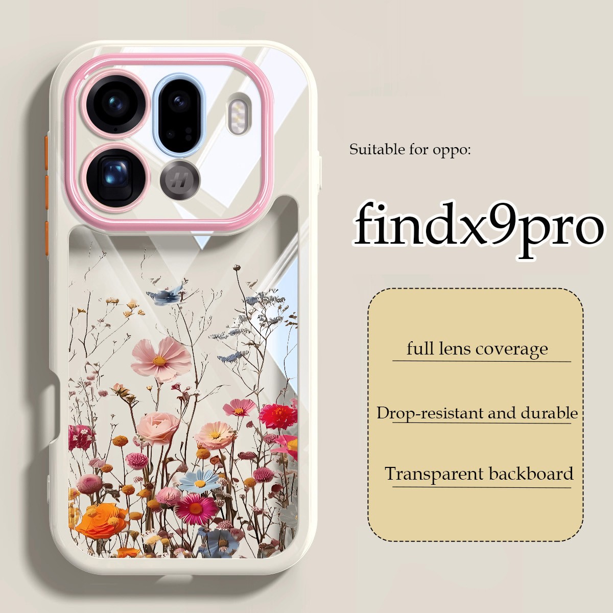 TEMU Phone Case: Available For Flowerphone Case All-included Female Ins Wind New Model Protective Sleeve Anti Fall, Durable, High- Case