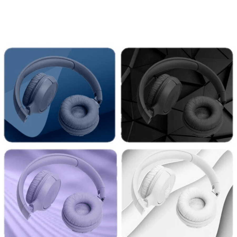 JBL Tune 510BT On-Ear Wireless Headphones Feature a 33Mm Driver, a Frequency Range of 20Hz to 20Khz, a Sensitivity of 102Db, And an Impedance of 30Ω. They Utilize Wireless 5.3 And Offer 57 Hours of Playback Time, All While Being Lightweight at 157G