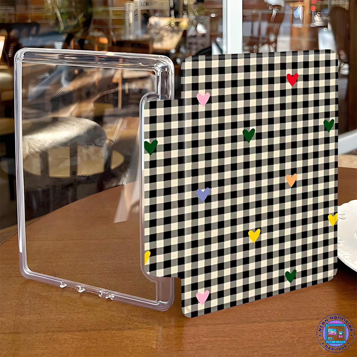 TEMU Grid Heart Diagram Case Designed For /6.8/6 Inch Paperwhite (12th/11th/10th/8/7/6/5th Generation-2024/2025) | This , Soft, And Transparent Tpu