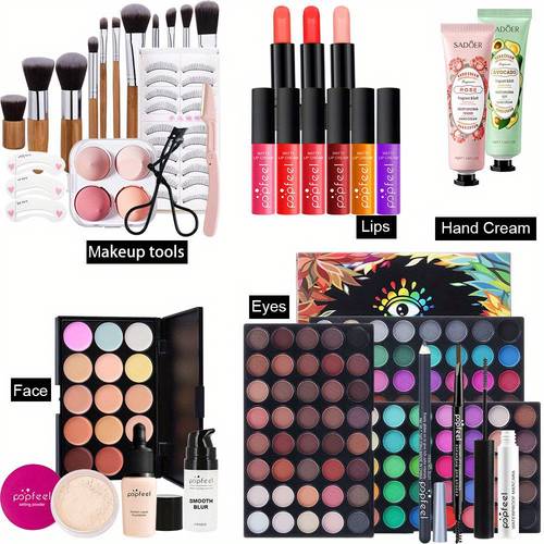 mothers day gift ppfeel professional cosmetics makeup set facial complete set stage performance photography makeup