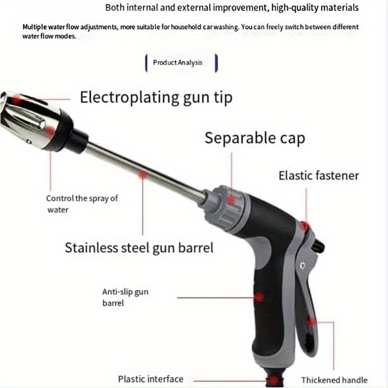 2025 new waterblitz pressure washer waterblitz pressure water washer with 360 rotating for three spray   water water washer 3pcs connector