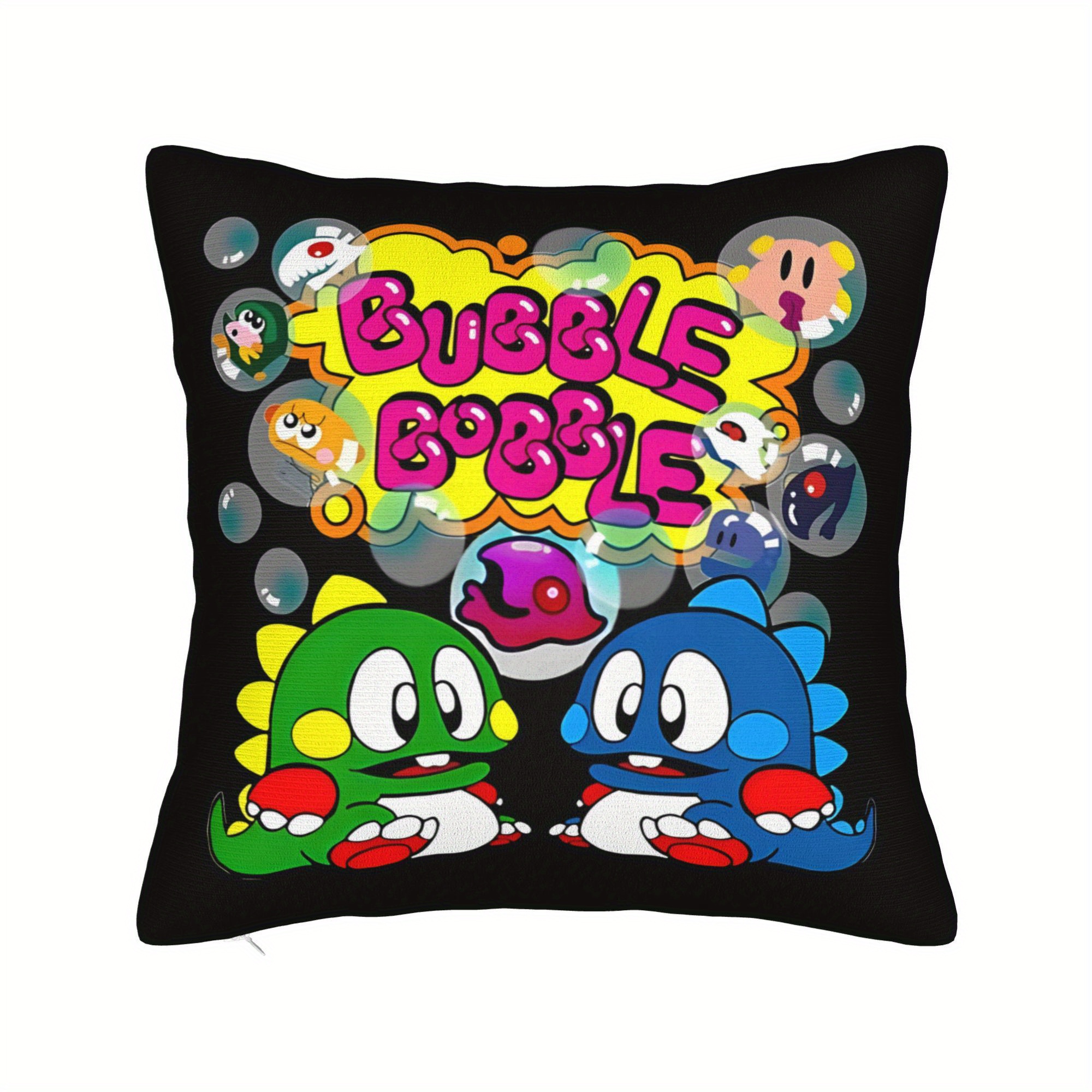 TEMU 2d Print Design Cartoon Throw Pillowcase For Sofa Coussin Covers Decorative
