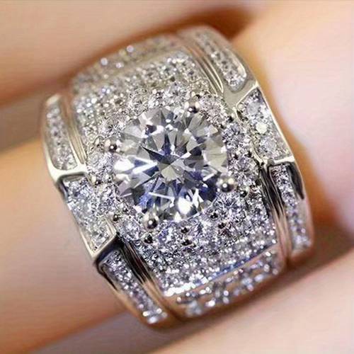 a wide mens ring suitable as a gift for male friends as mens jewelry ring