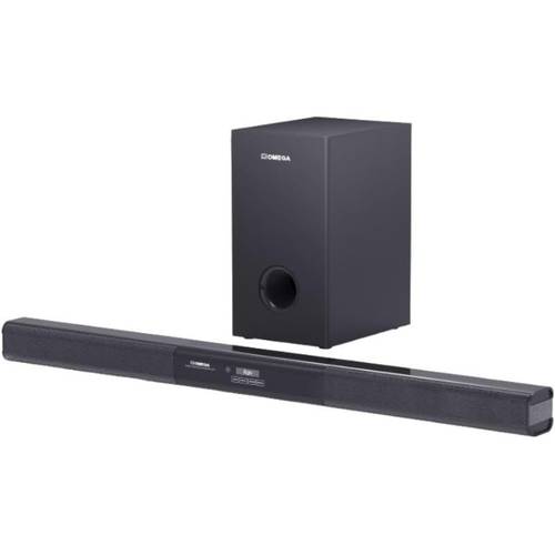 item picture 2 1 channel 60w soundbar with subwoofer compatible for tv theater usb bt stereo speaker system voice amplifier for pc laptop smartphones tablets wired subwoofer for audio