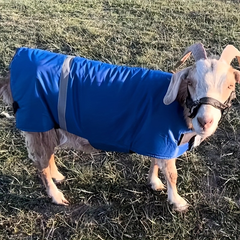 TEMU Une vêture chaude épaissie pour bovins, moutons et chevaux, conçue pour les veaux et les chevaux nouveau-nés. La couverture de veste isolée