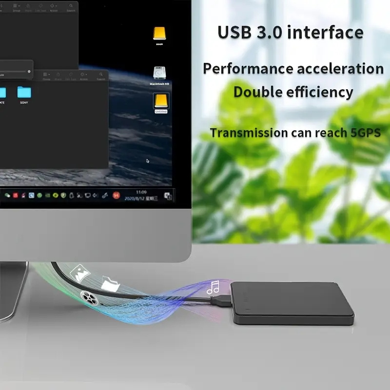 stylish 4tb portable external drive usb 3 0 high speed compact storage seamless for ipad windows laptop school work Product details 1