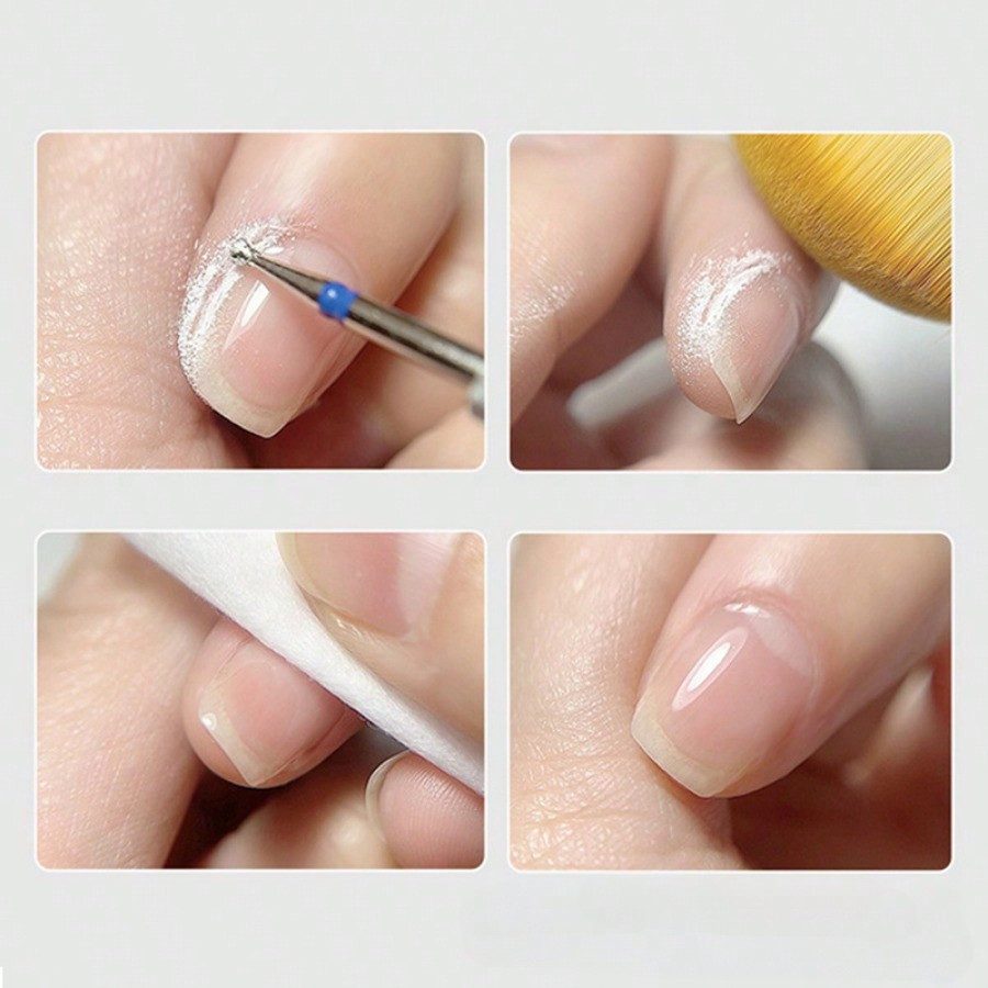 3PC Nail Drill Bit Set for Cuticle Cleaning & Overflow Removal