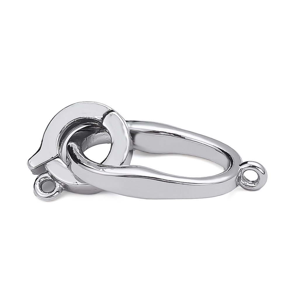 TEMU 1 lot de Fermoirs Plaqués , Boucles de Ovales pour Bracelets, et Bijoux DIY
