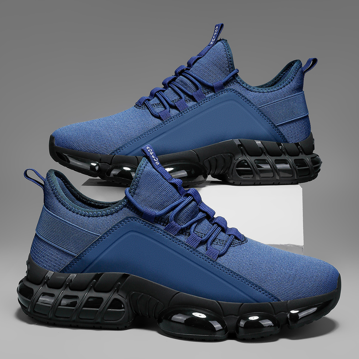 [Sportbačiai] Naujos rudens vyriškos sportinės avalynės, pasižymintių lengvu dizainu, smūgius sugeriančiomis savybėmis, minkštu padu ir galimi didesnių dydžių bėgimui