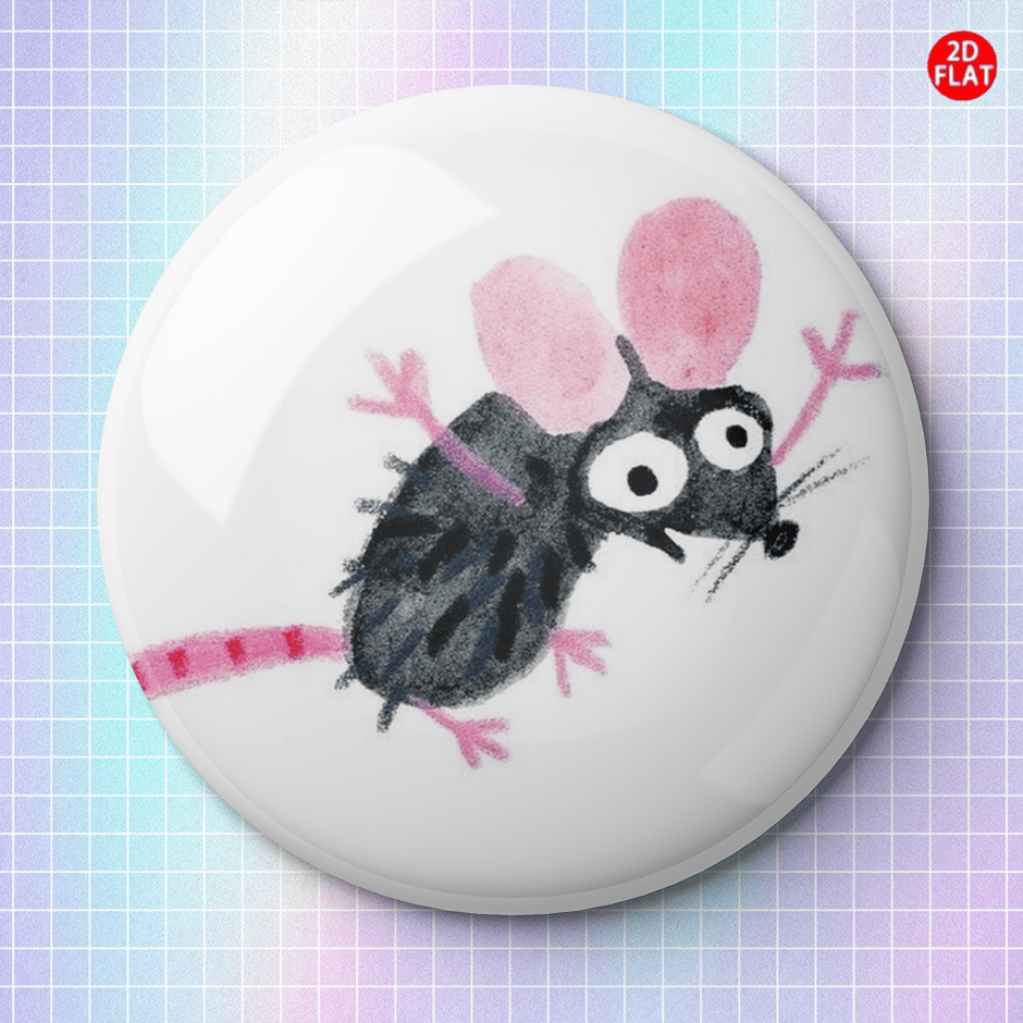 TEMU 2D - Adorable Ratón Pequeño: Una o Pin y Elegante, para Combinar con Jeans, Ropa, Bolsos y Gorras. Accesorio Distintivo es un Regalo para en