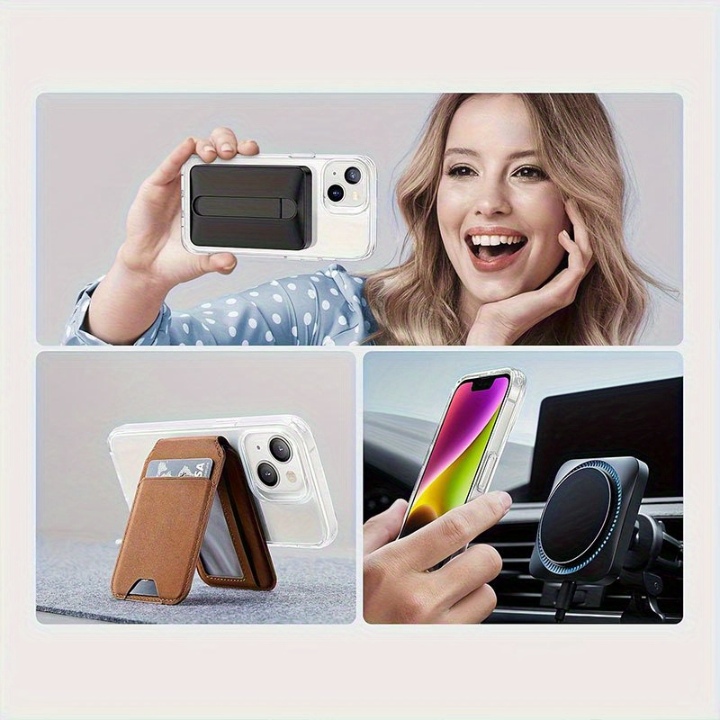 Transparent magnetic phone case, shockproof transparent iPhone case, suitable for iPhone 16promax, 15plus, 14, 13, 12 and 11, four-sided protection for Samsung Galaxy S24 Ultra 23+ 22plus.