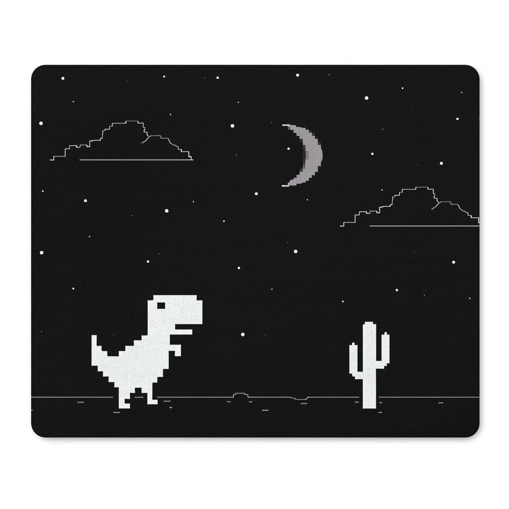 TEMU Google Game Desk Mat - Non-slip Wrist Rest Suitable For Creative Professionals, Retro Gaming With Iconic Offline Dinosaur Art For Pc Computer