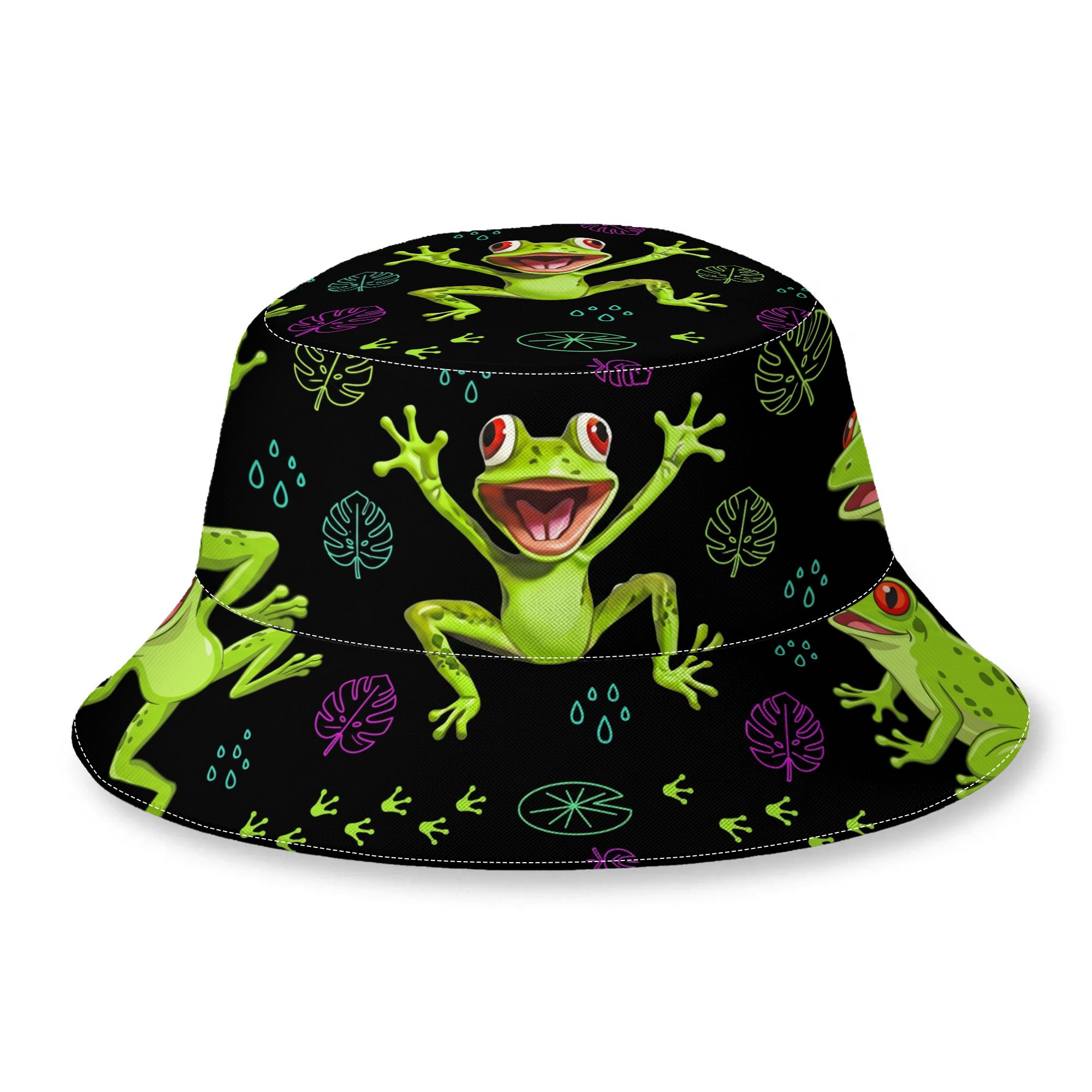 TEMU 1pc Bucket Hat Cartoon Design Hats Men Women's Unisex Bucket Hat