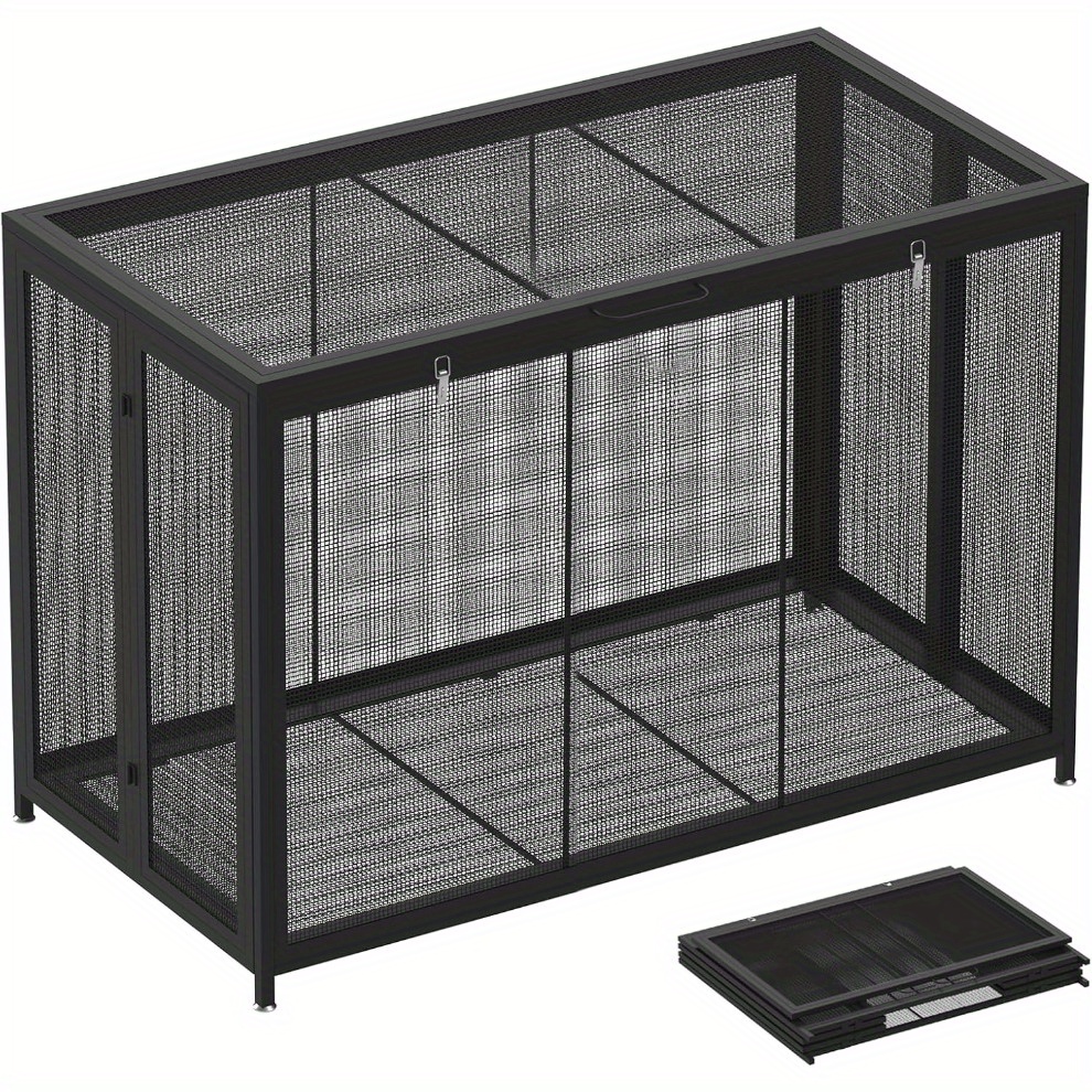 TEMU 350l Trash Bin, Outdoor, Large Capacity, Foldable, Garbage Collection Box, Outdoor Garbage Storage, Anti-crow, Anti-stray Cat Measures, Outdoor