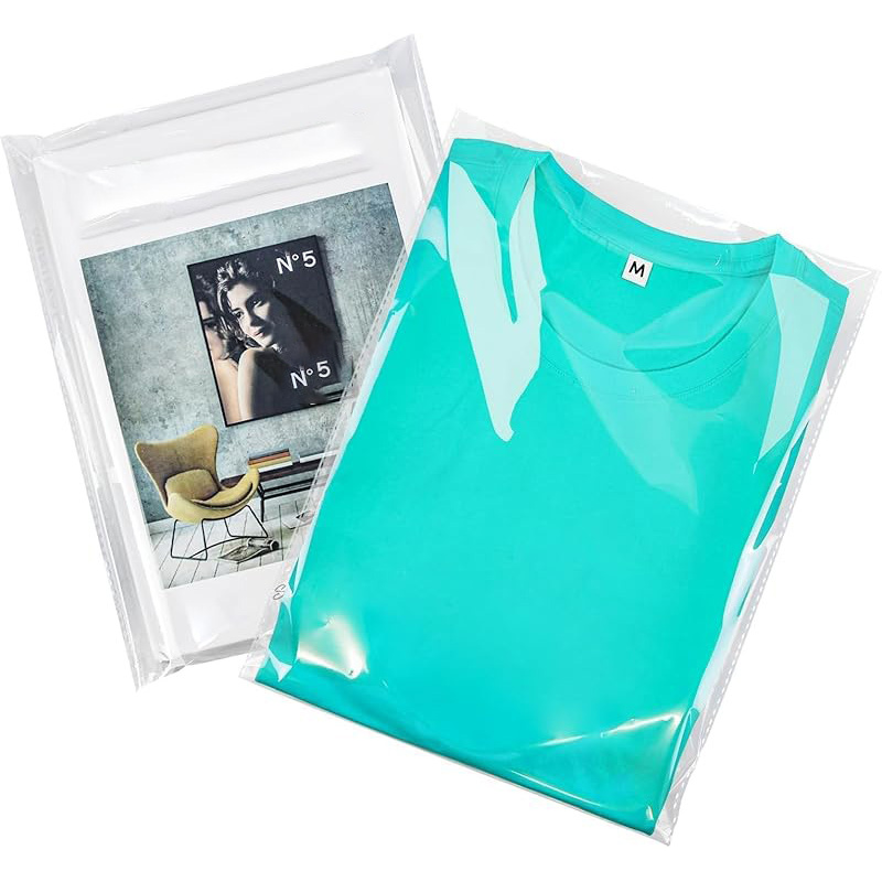 TEMU Sacs en papier de soie de 20 cm x 30,48 cm, sacs cadeaux en plastique transparent, 100 sacs en papier de soie auto-scellants pour de vêtements,