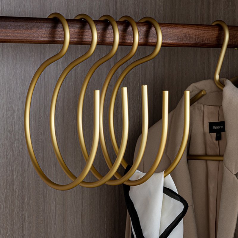 A Household Hat Hook, A Stylish And Elegant Golden Hat Rack Made Of Metal, Suitable For Storing Handbags, Scarves, Silk Scarves, Towels, Belts, And Ties, - Storage Solution For Your Wardrobe