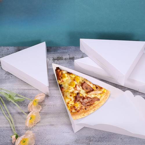 pizza boxes 24pcs single storage container box mini packaging carton for party white