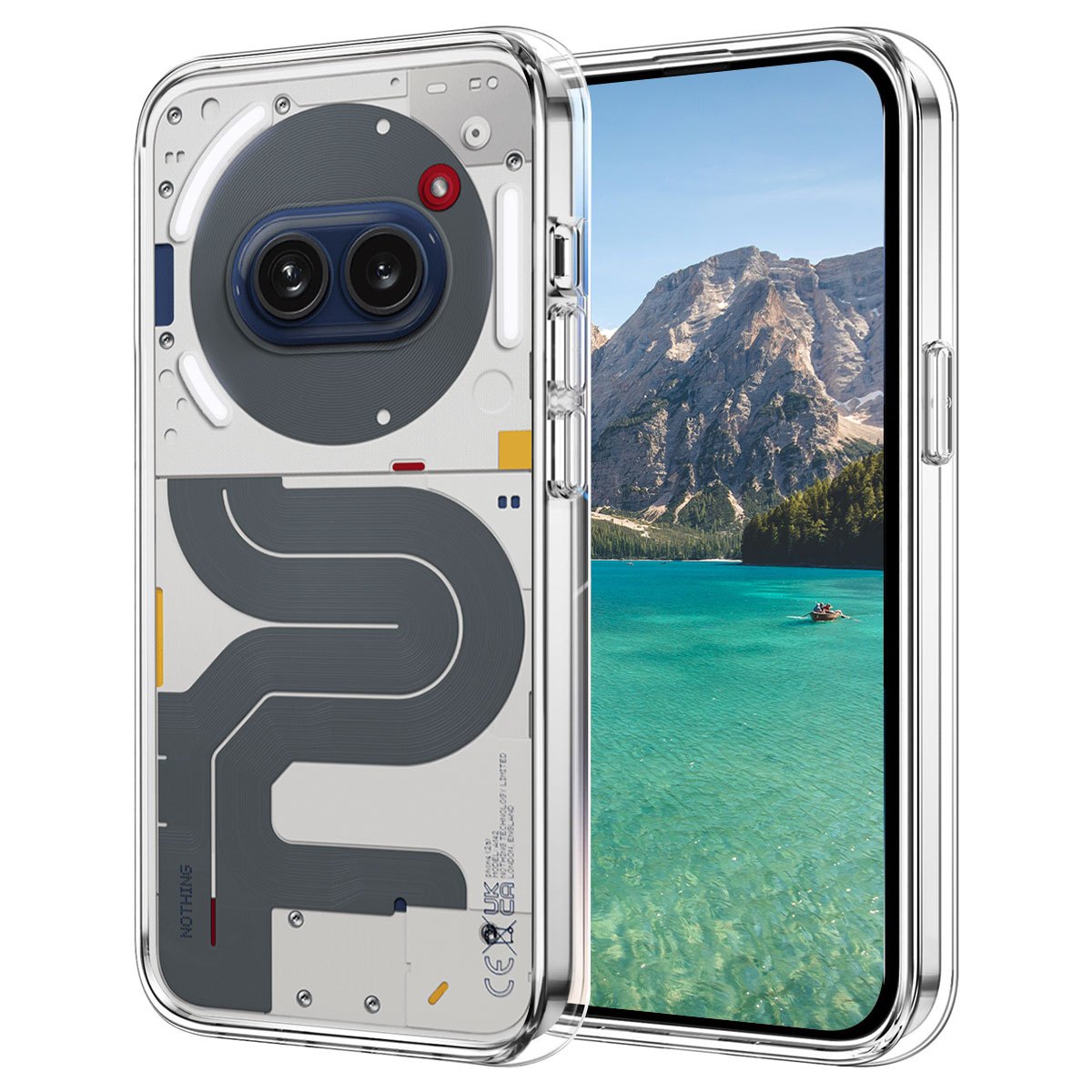 TEMU Ultra-thin Phone Case For Phone (2a), Designed To Be Shockproof, -resistant, And Soft, Transparent Material For High Clarity.