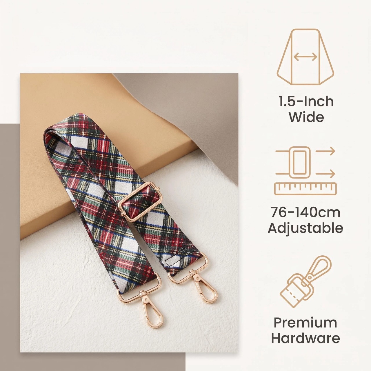 Scottish Tartan Retro Strap for Bags & Luggage