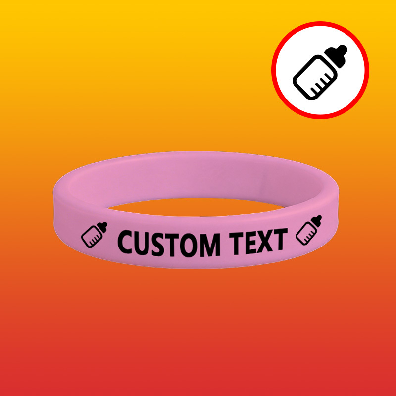 26pcs Custom Silicone Wristbands Set, Personalised Gift