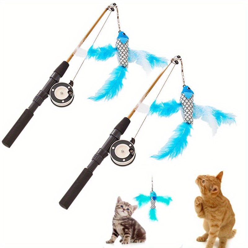 Caña De Pescar Juguete Juguete Para Gato Caña De Pescar, Juguete