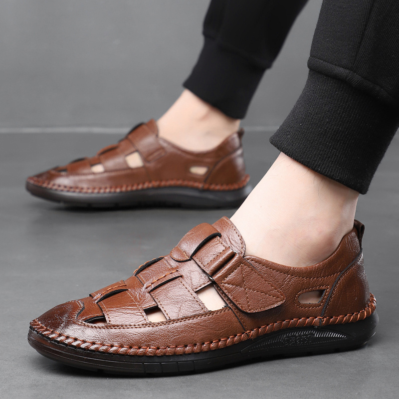 2026 new mens summer hollow business casual shoes breathable - Temu  Mauritius