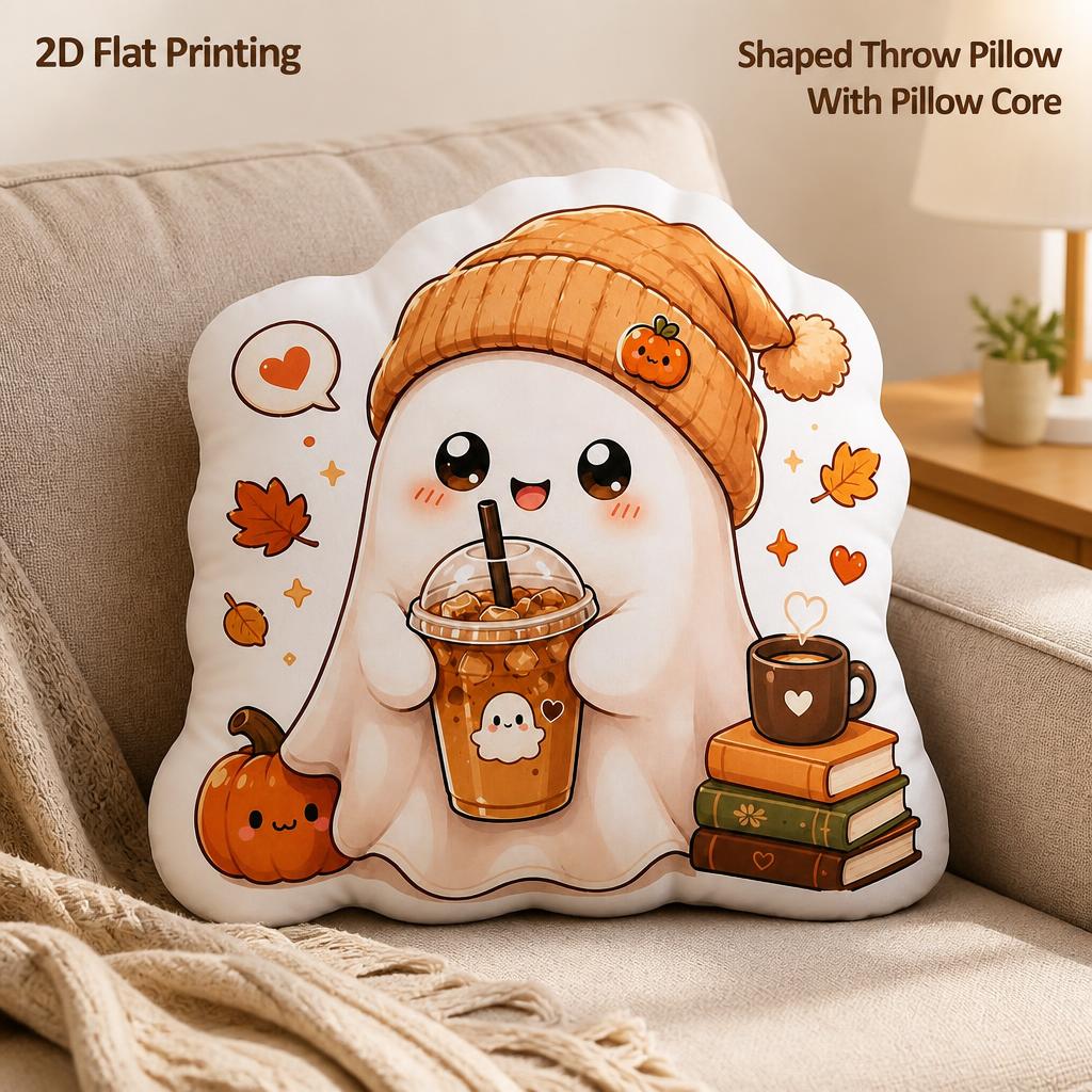 TEMU 1pc Cozy Holding Coffee Pillow - Fall Autumn Decorative Cushion With & , Stuffed Throw Pillow Suitable For Sofa, Bed,, Party Decor, Gift For ,