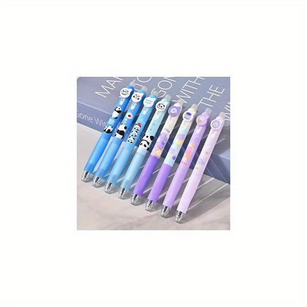 18pcs erasable gel pens, 4pcs blue & 4pcs black ink pens & 10pcs black refills, cute retractable pen with eraser, 0. 5mm fine point, for   puzzles ( blue), ink gel pens, cute pens bulk, pen, needle tip pens, fancy pen Product details 1