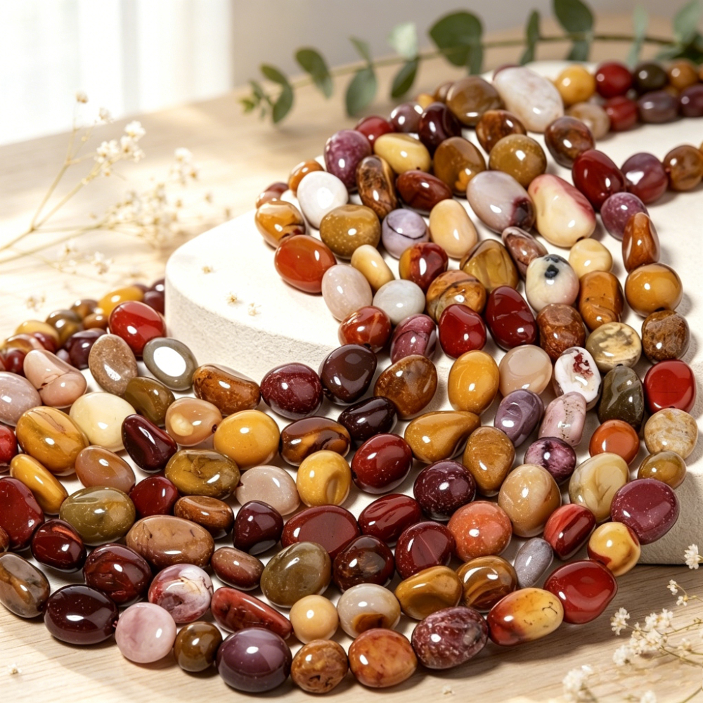 Natural Stone Irregular Mookaite Loose Beads for Jewelry Making