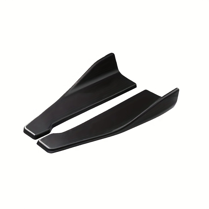 TEMU Universal 48 Inch Rear Bumper Lip& Side Skirt Set, Glossy Scratch Protector Sedan Wagon, , Car Body Kit Diffuser Spoiler Trim, Auto Exterior
