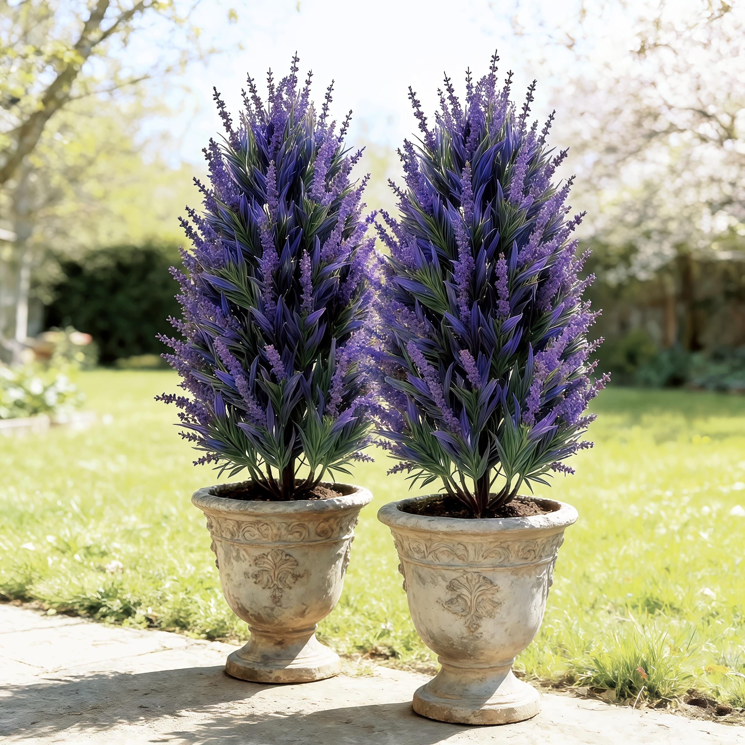 luxury     purple lavender tree with   24 4 inch brand new large scale design suitable for outdoor placement to     indoor use to   perfectly matches wedding backdrops courtyards