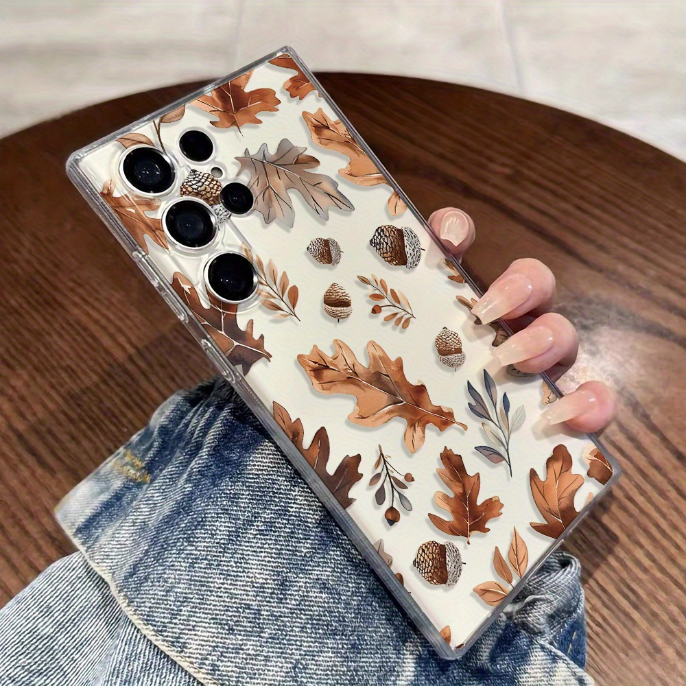 TEMU Phone Case: Autumn Fall Aesthetic Phone Case For Galaxy S25/s24/s23/s22/s21 /s23 /s23 Fe/s22 /s21 /s21 Fe/note 10/note 20