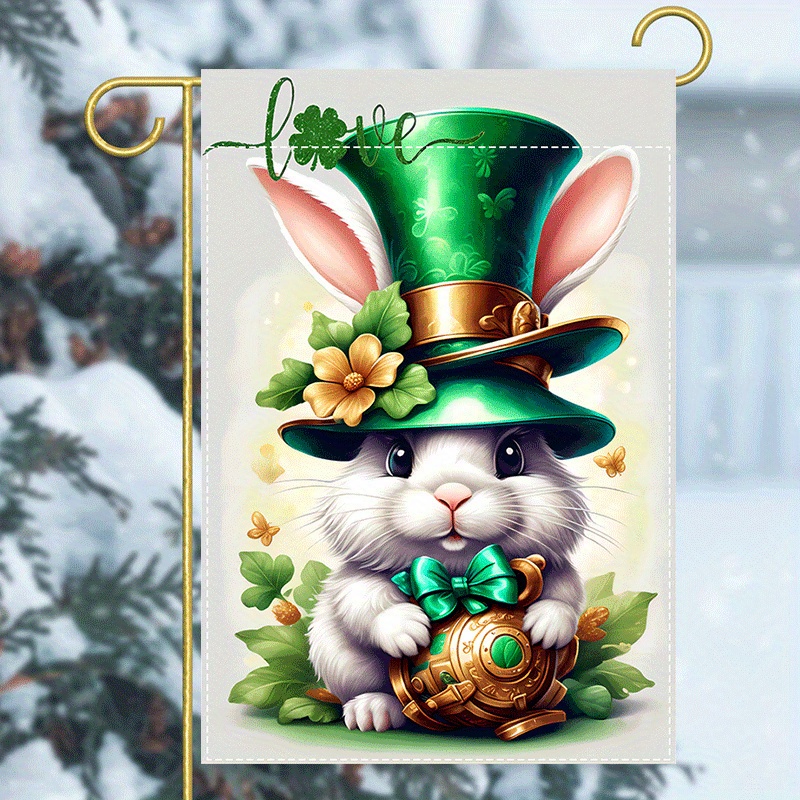 

1pc 's Day - Double- Polyester, -, , Decor For And , 12x18inch