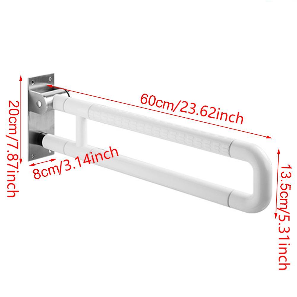TEMU Barre d'appui de toilette à , barre d'appui pliante pour salle de bain, barre d'appui pour salle de bain, barre de support pliante pour
