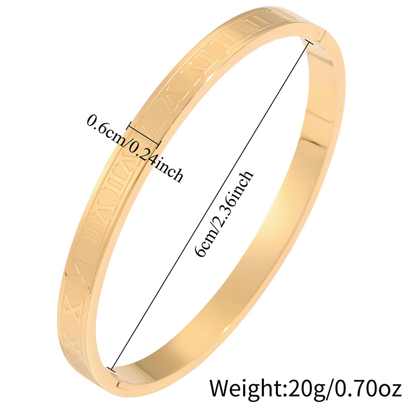 3pcs Women's Stainless Steel Twisted Zirconia Bangle Set