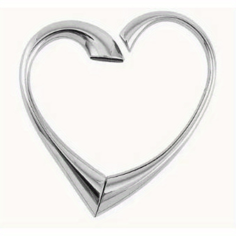 TEMU 1pc Foldable Heart-shaped Metal Purse Hooks - Sturdy Compact Bag Holder With , Space- Design For Keys, Belts, Hats - & Travel Organizer