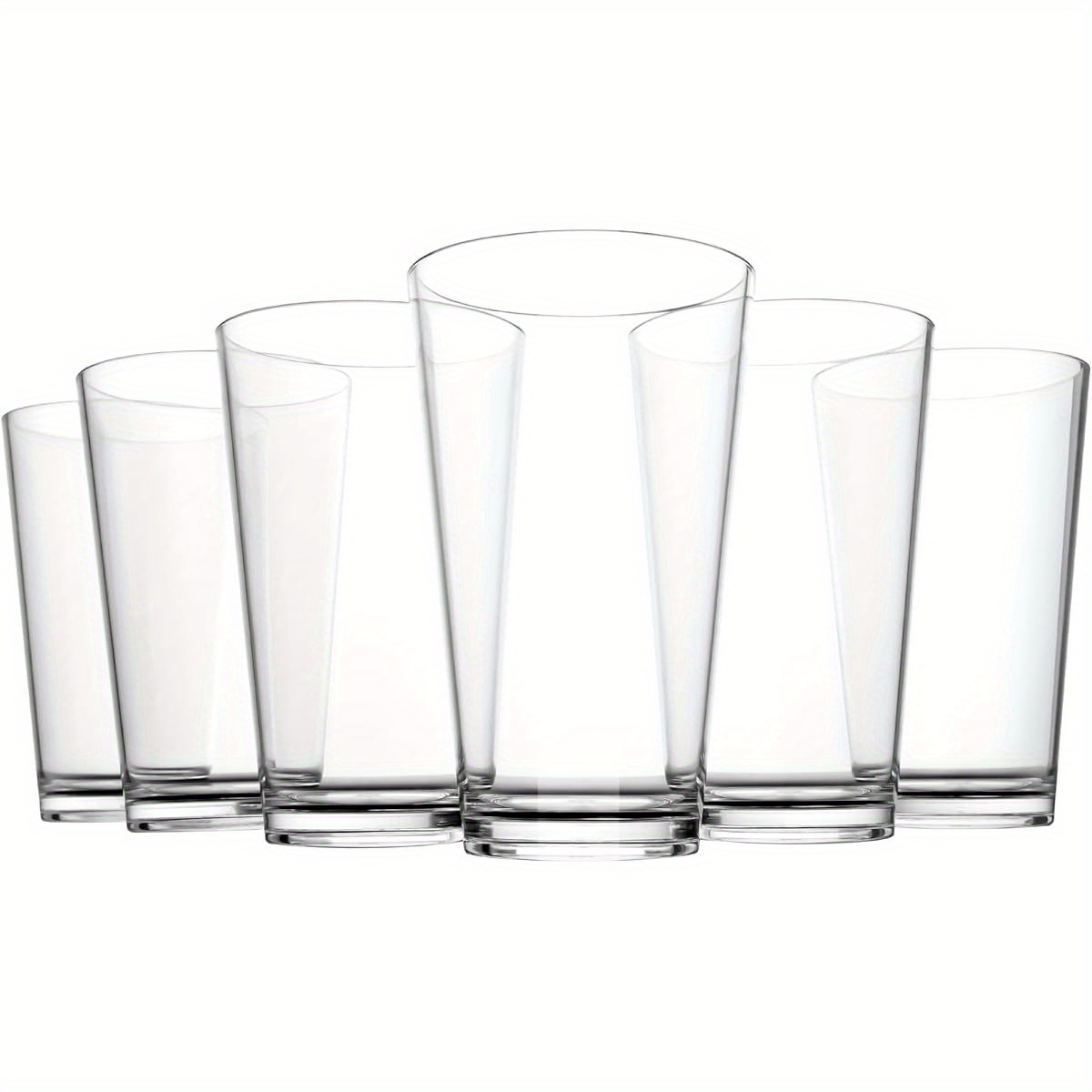 Plastic Drinking Glasses, Acrylic Cups Reusable, Unbreakable Tumblers