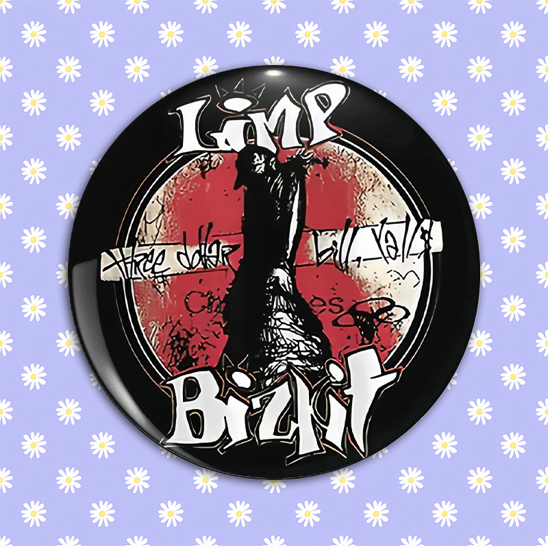 TEMU A New Anime Cartoon Fashion Brooch, Unisex Round Badge Pin - Suitable As An Interesting Gift And Idea For Relatives, , . 52mm New Style, Cute