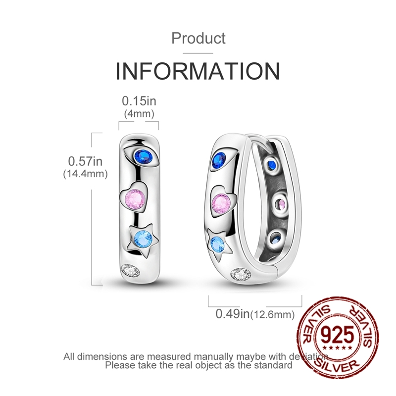 Women's 925 Sterling Silver Irregular Shaped Gemstone Earrings, Dazzling Design